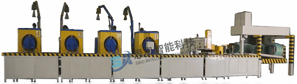 線材自動(dòng)纏繞包裝線 SA-2XBZ-200型 