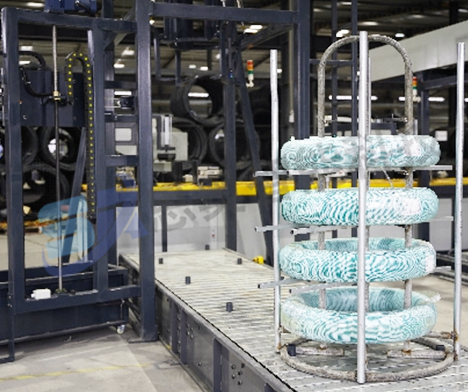 線材自動(dòng)纏繞包裝線